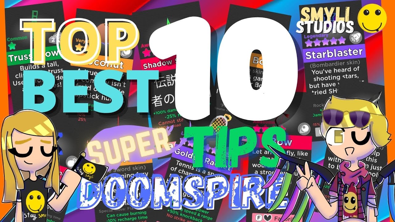 TOP 10 BEST SUPER DOOMSPIRE TIPS TO BECOMING PRO! | The Ultimate Guide to Doomspire by Smyli