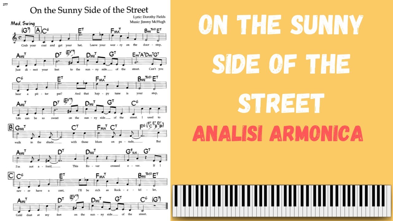On The Sunny Side Of The Street | Analisi Armonica