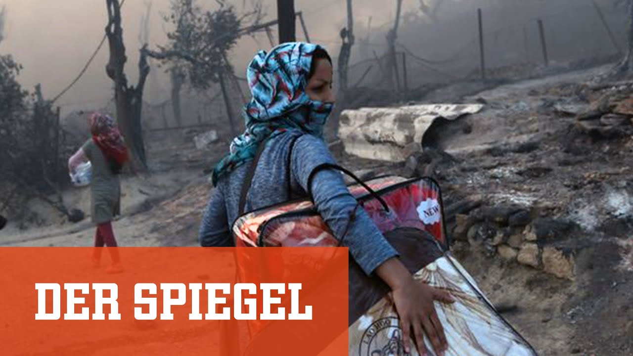 Lesbos: Feuer im Flüchtlingslager Moria | DER SPIEGEL