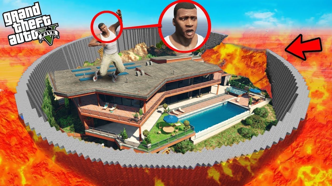 ФРАНКЛИН ҮЙІН ЛАВА ЦУНАМИДЕН ҚОРҒАДЫ (GTA V)