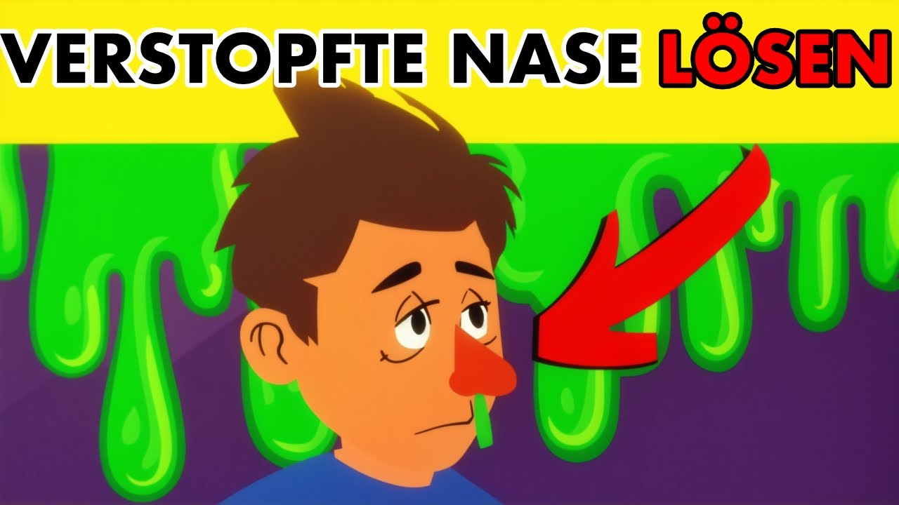 Verstopfte Nase l&ouml;sen: Blitzschnell frei mit diesen zwei &Uuml;bungen