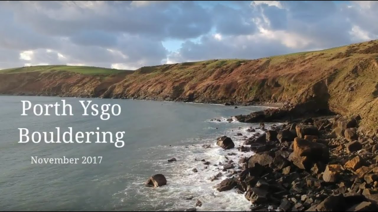 Porth Ysgo Bouldering Nov 2017