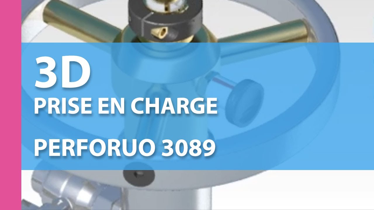 Per&ccedil;age avec la machine 3089 sur tube PVC / PE en mode automatique (avec collier 88/P + YACUO 5402)
