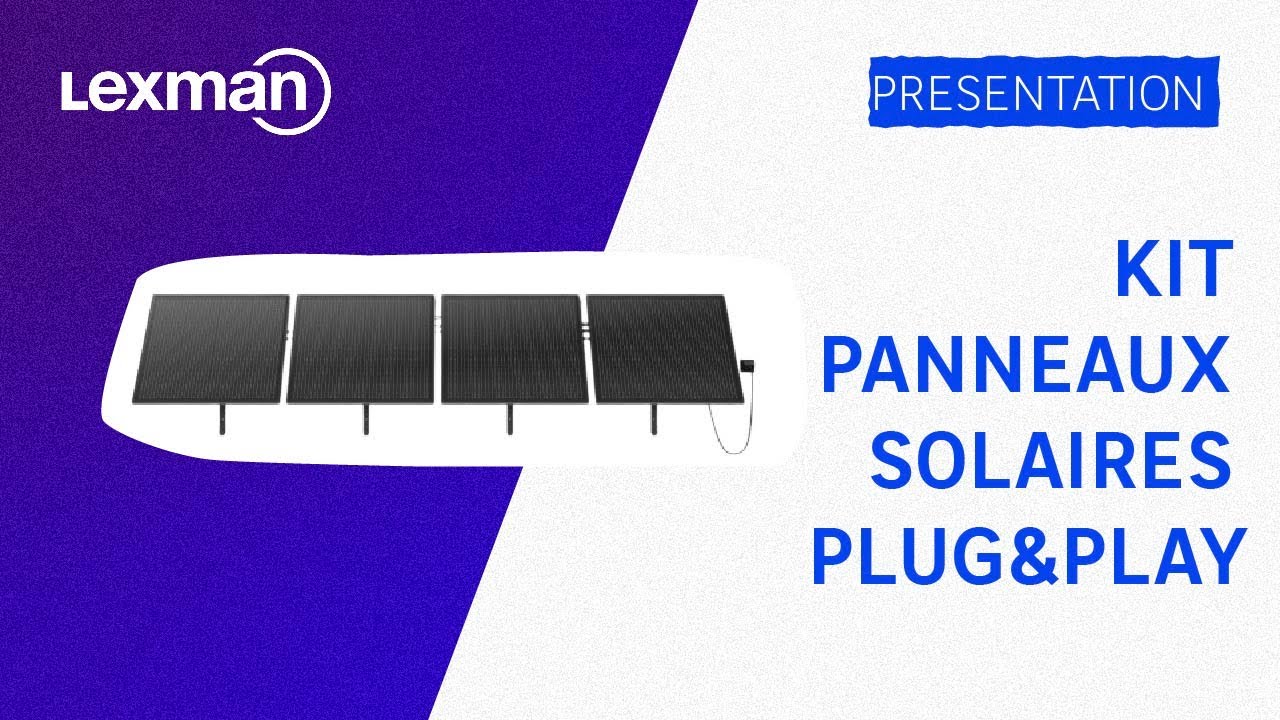 D&eacute;couvrez nos kits panneaux solaires Plug&Play