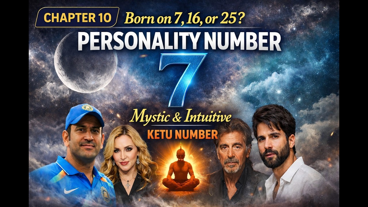 Learn Chaldean Numerology | Born on 7, 16 or 25? | Personality Number 7 Explained | Ketu Number 