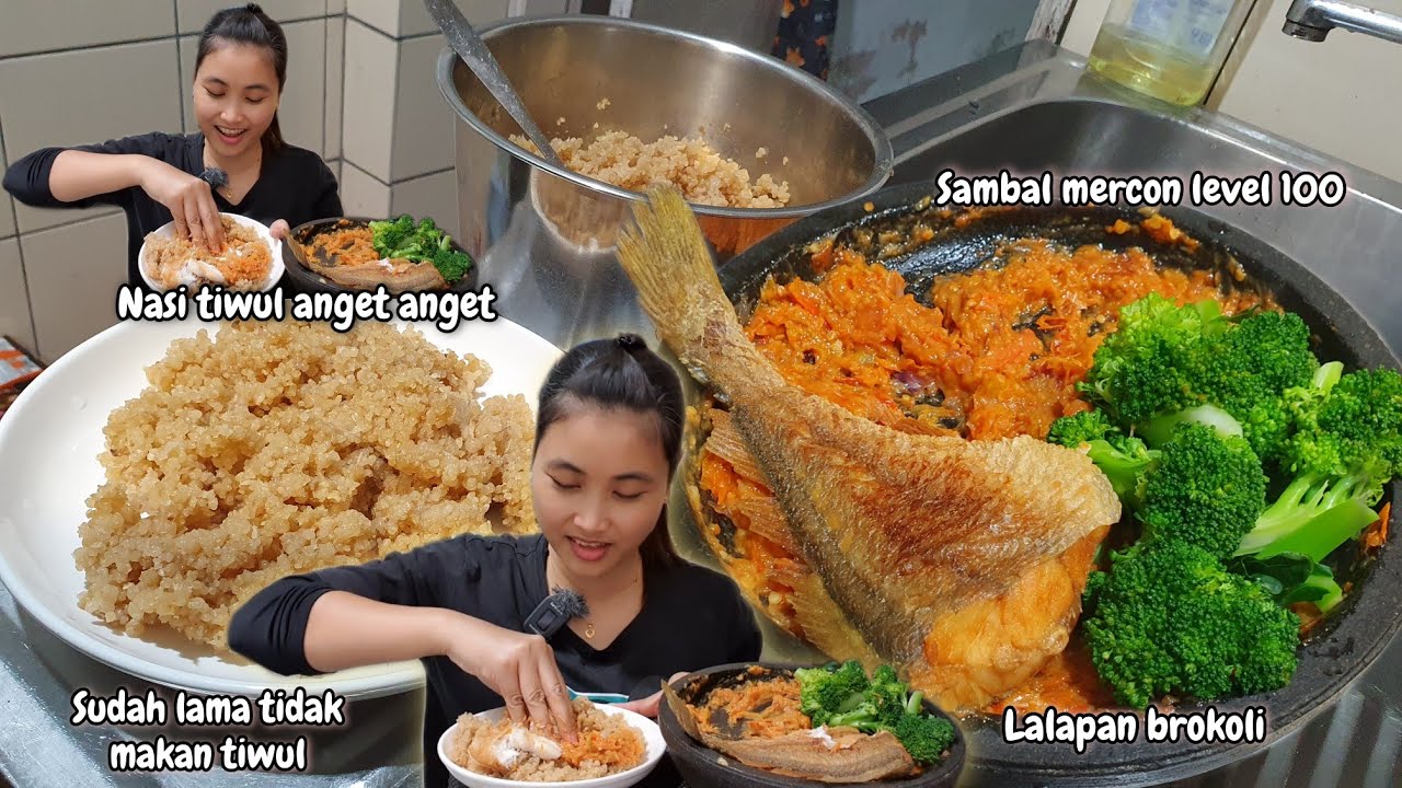 KANGEN SUDAH LAMA TAK MAKAN‼️ NGADEP SAMBAL SECOBEK + NASI TIWUL ANGET - ENAKNYA MBAK BESTIE