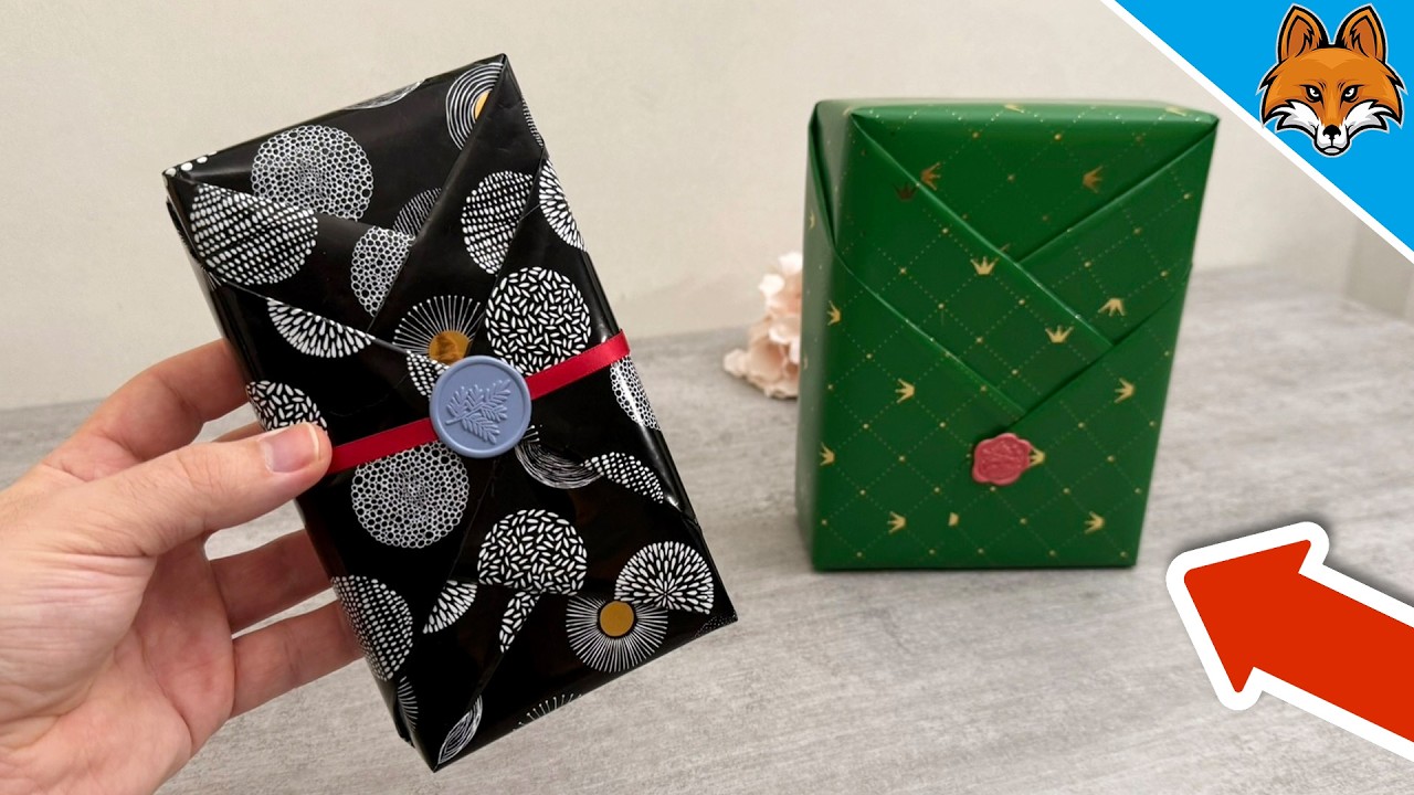 Geschenke einpacken f&uuml;r Anf&auml;nger💥(2 Varianten zum STAUNEN)🤯