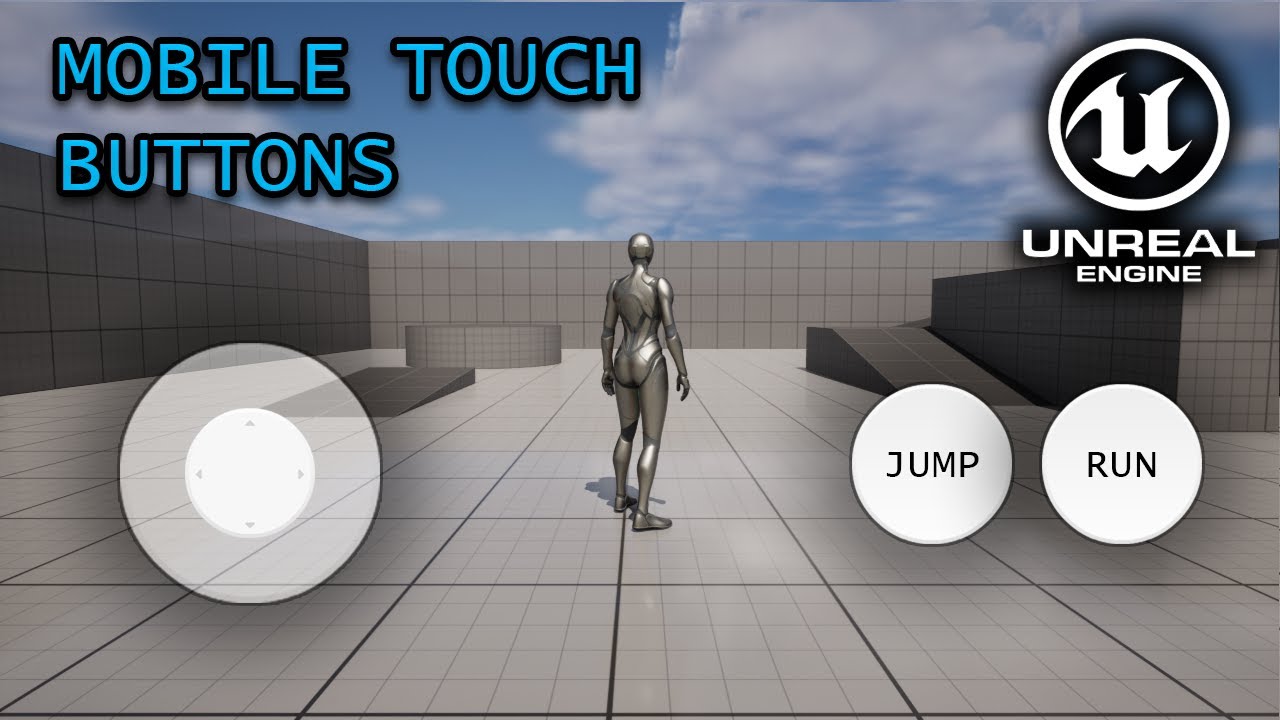 Mobile Touch Buttons - Unreal Engine 5 Mobile Touch Part 1