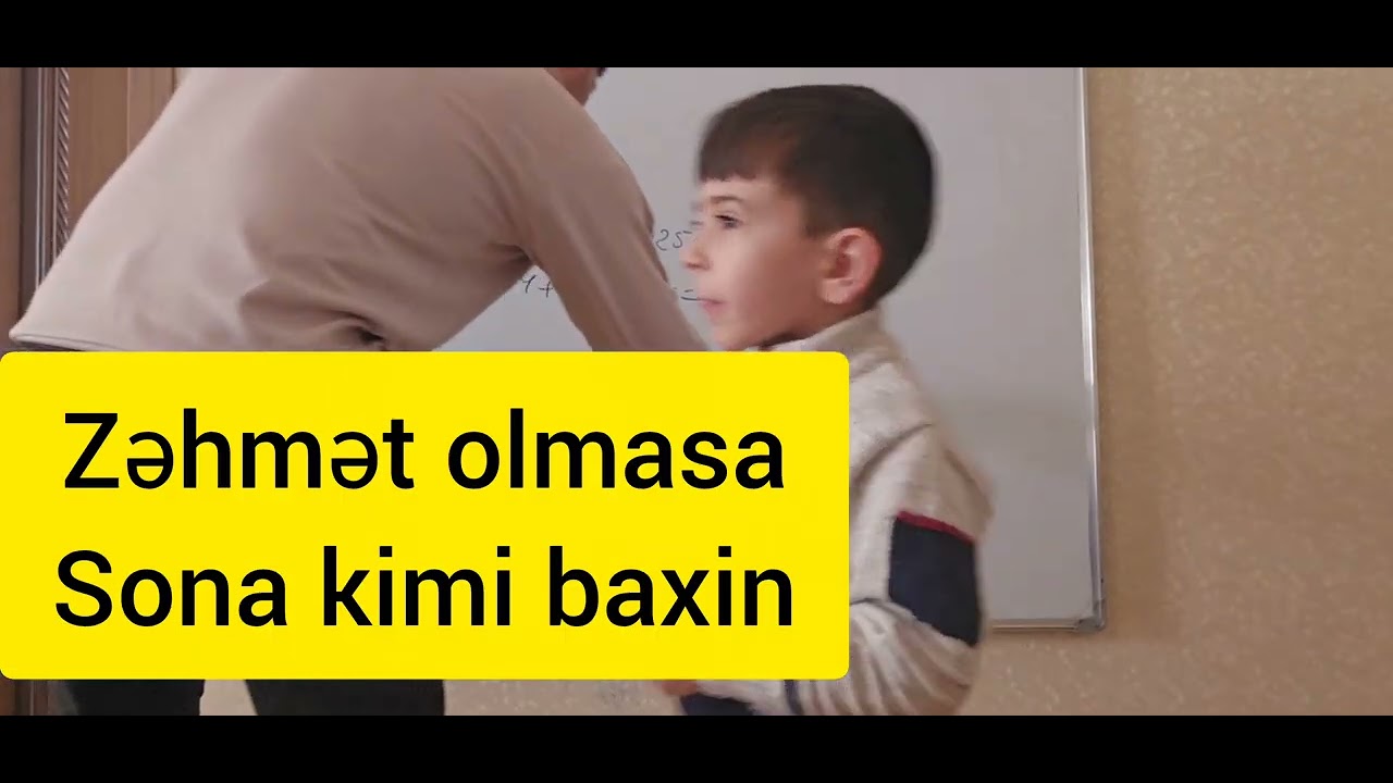 Hesablamanı oyuna çevirən uşaq 👶