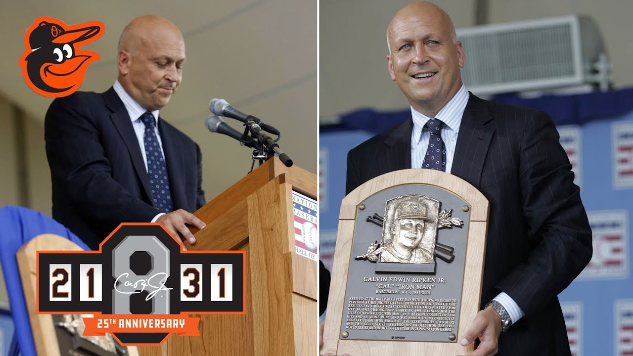 Cal Ripken, Jr. Baseball Hall of Fame Induction Speech | Orioles' 2131 25th Anniversary Celebration