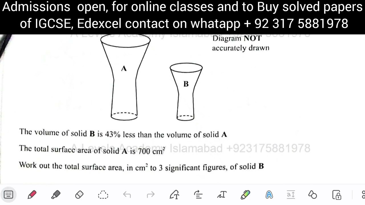 Solved Mathematics B November 2023 4MB1/01 Pearson Edexcel International GCSE