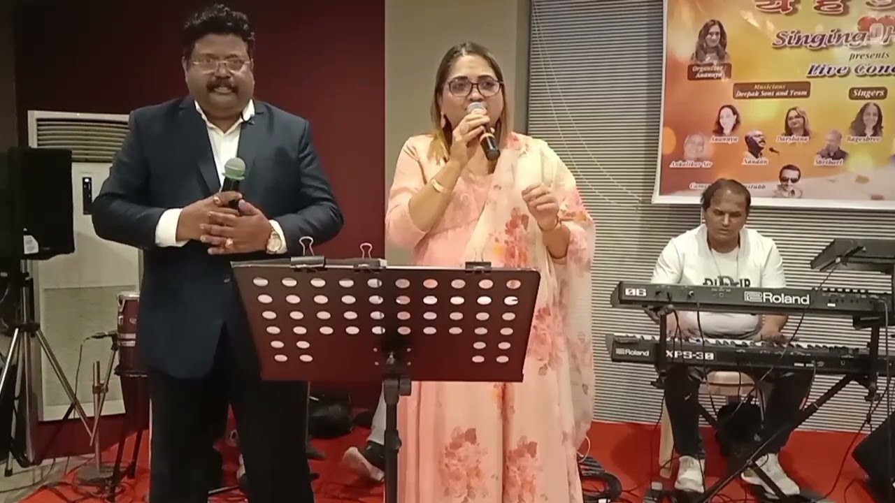 Chandra aahe Sakshila marathi song performance with Vijay at Ye Hai Asha concert 