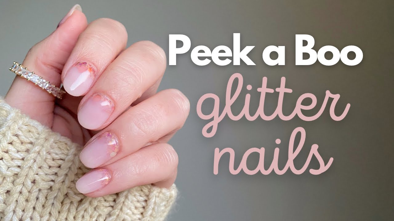 Peek a boo nails with dip powder + 9K GIVEAWAY!! 🥳
