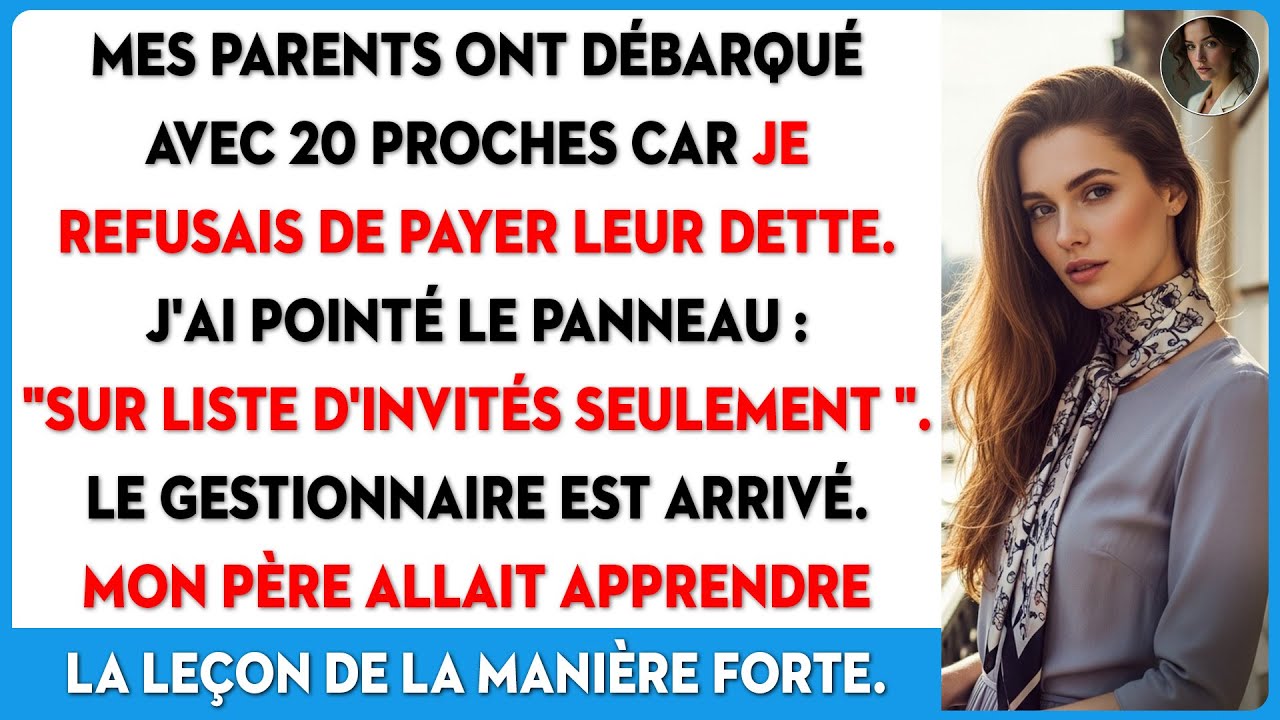 Mes parents et 20 proches ont débarqué chez moi au lac avec leurs 20 valises...