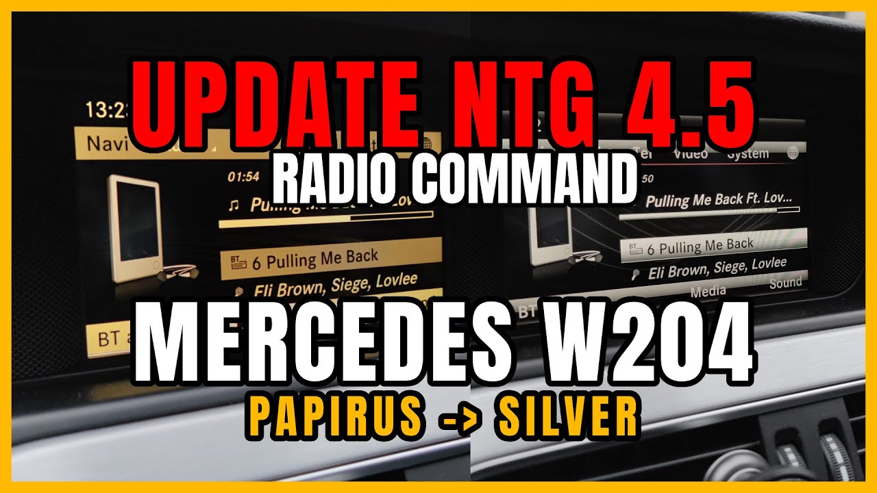 🔊 UPDATE RADIA PAPIRUS DO SILVER - NTG 4.5 🔊 - MERCEDES W204 - ZR&Oacute;B TO SAM ZA DARMO! | DKMOTO.PL