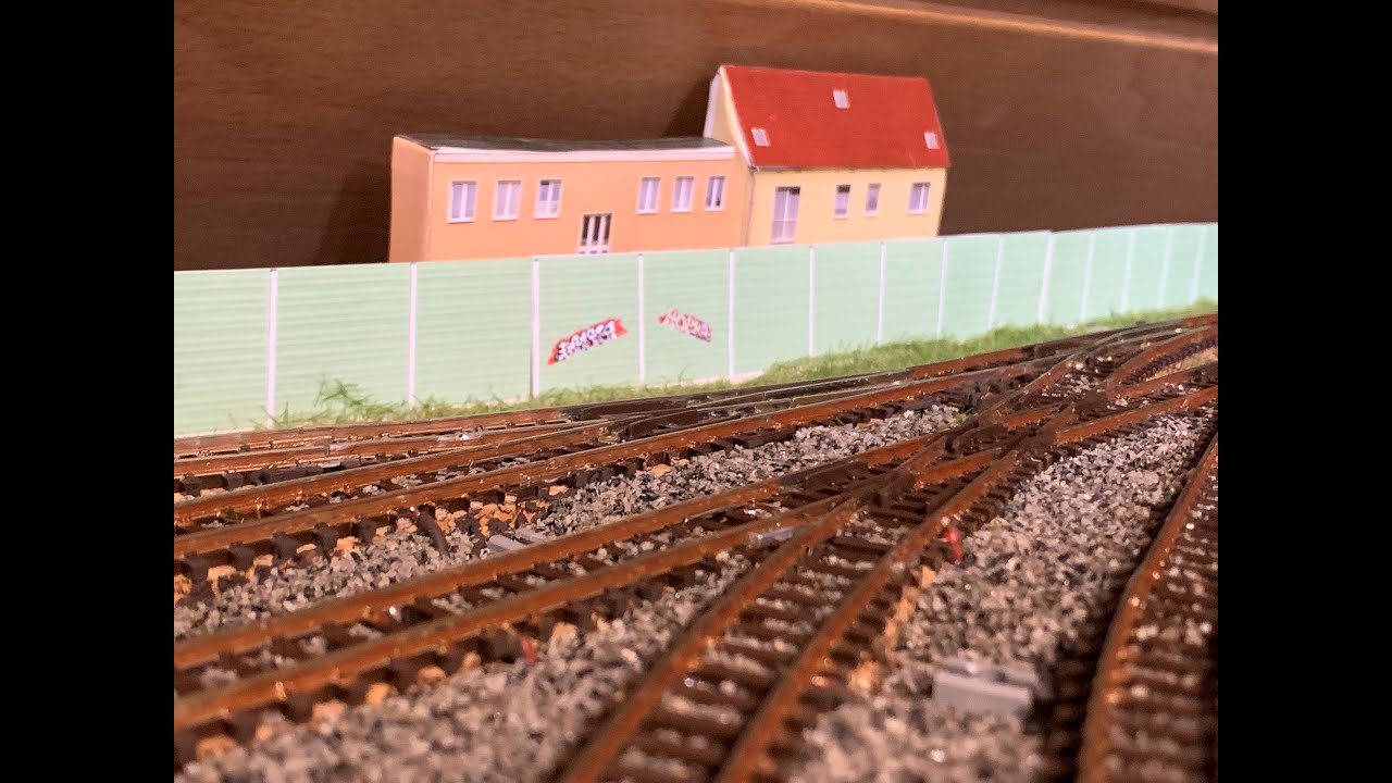 Digitale Spur N-Dachbodenanlage #2; Baustand und Testfahrt