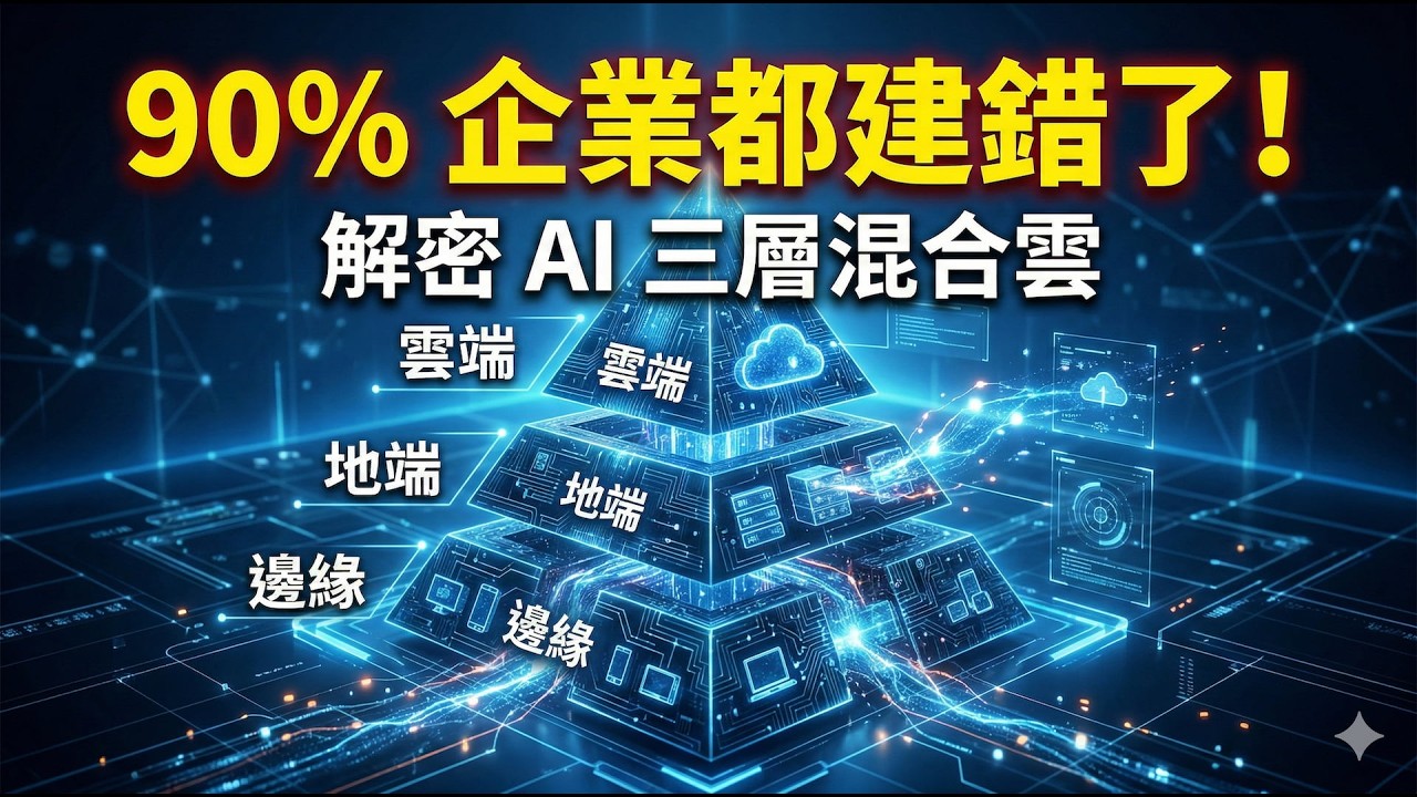 企業如何評估 AI 基礎設施？雲端三層式混合架構全解析