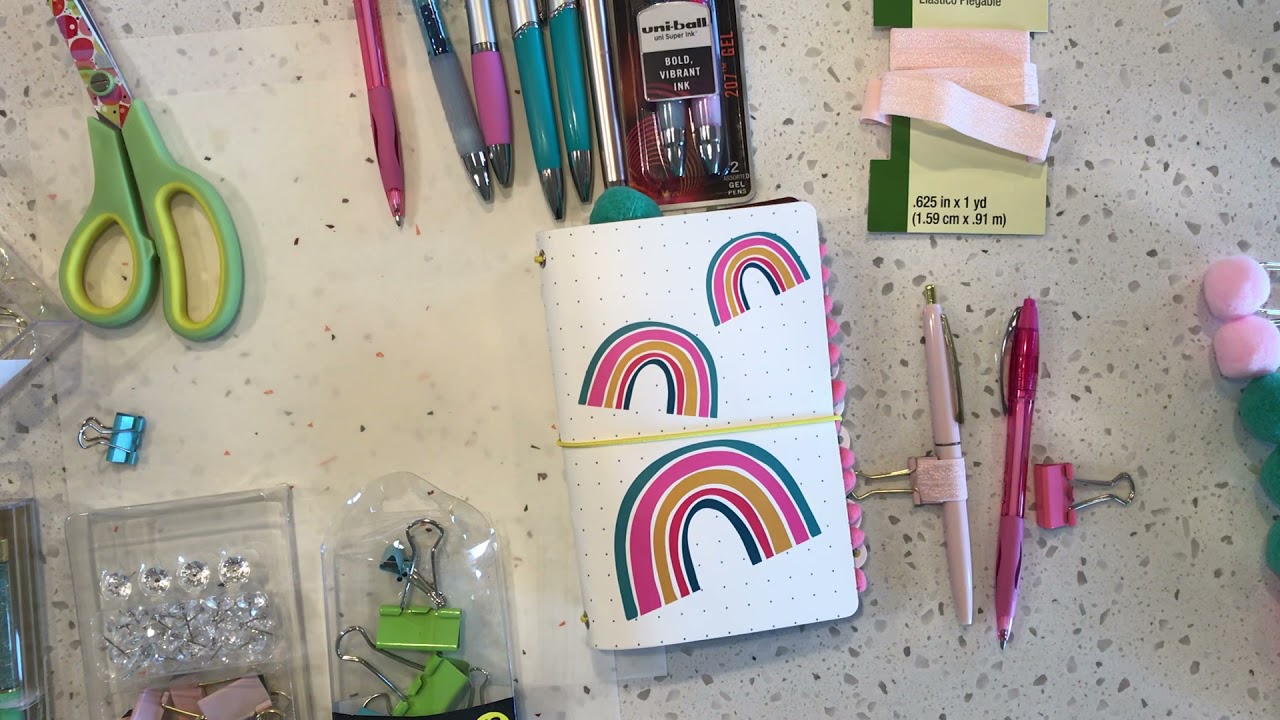 Pen holder tutorial for Travelers notebook