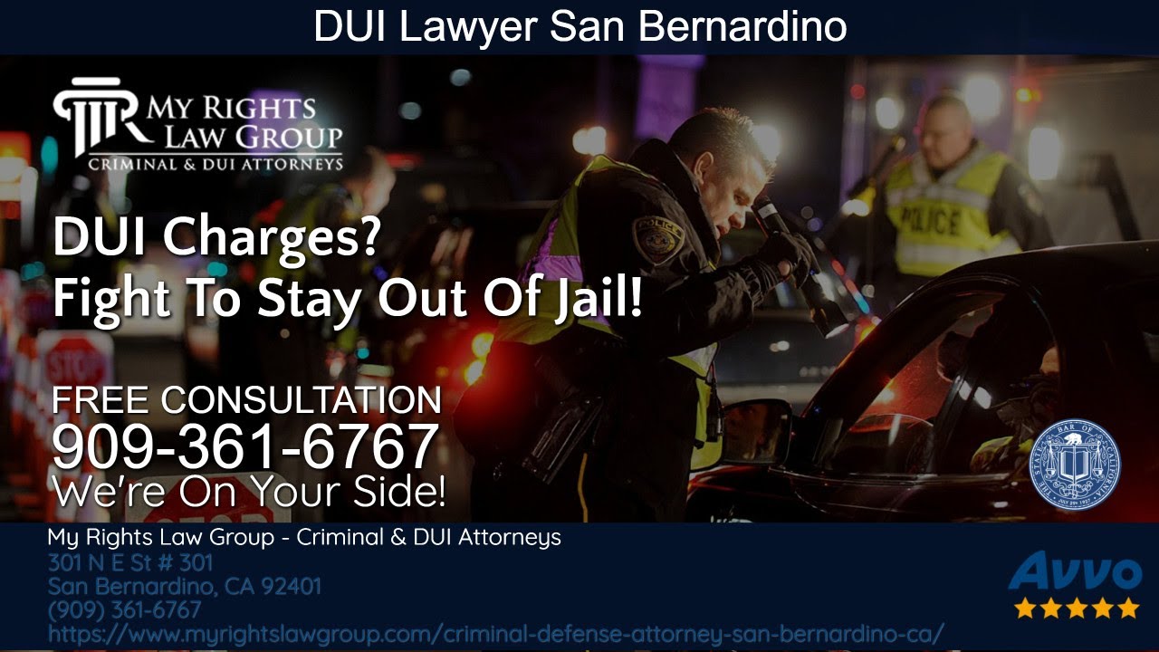 DUI Lawyer San Bernardino CA - CAN YOU AVOID JAIL?