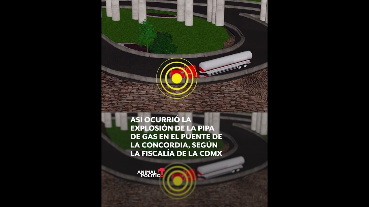 Video | As&iacute; ocurri&oacute; la explosi&oacute;n de la pipa en el Puente de la Concordia, seg&uacute;n Fiscal&iacute;a de la CDMX