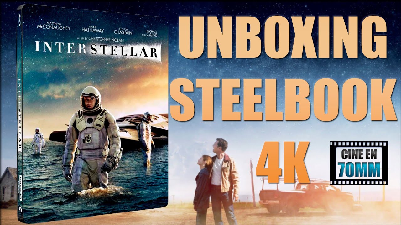 Interstellar|Unboxing Steelbook 4K por Cine en 70MM