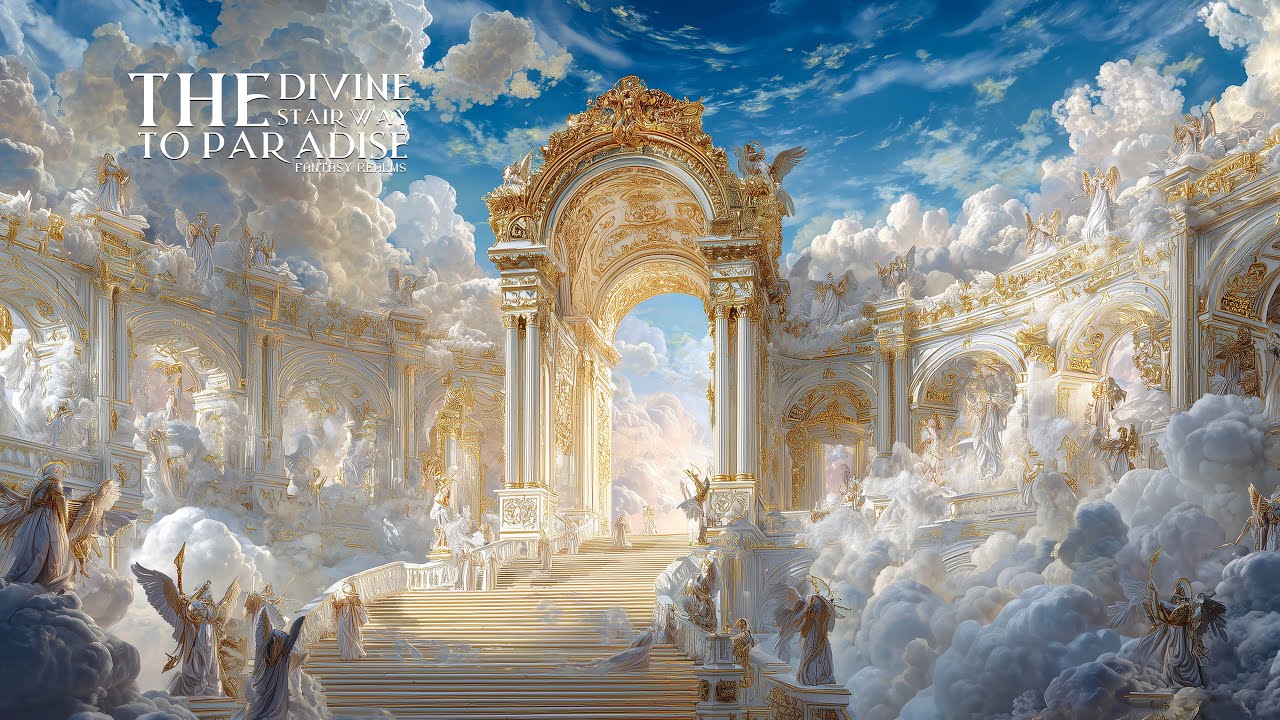 The Divine Stairway to Paradise | 4K Heavenly Palace Above the Clouds