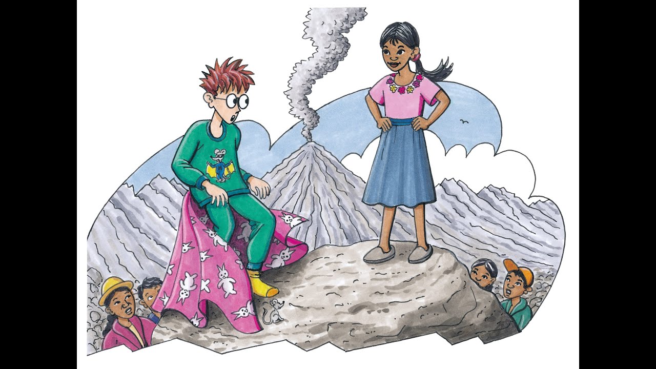 Robinson und der Feuerberg