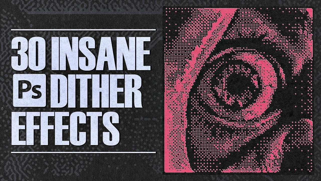 INSANE Bitmap & Dither Effects to LEVEL UP Your Designs | Photoshop