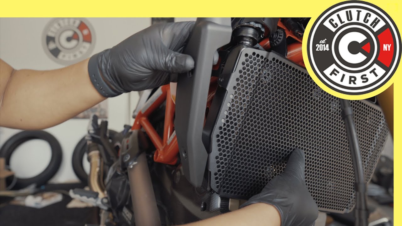 Установка радиатора, защиты двигателя и масляного охладителя Evotech Performance | Ducati Hypermo...