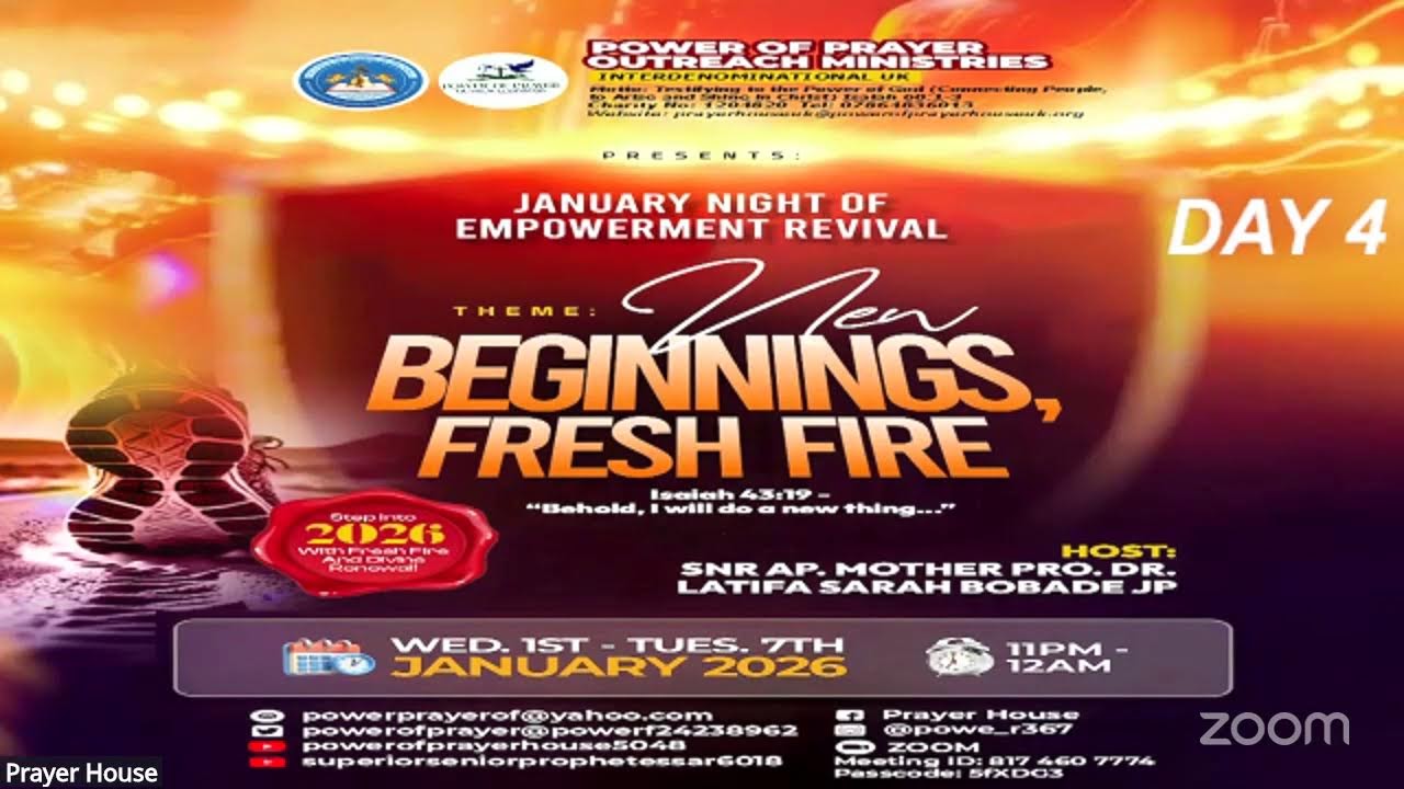 Day 4 Night of Empowerment Service January 2026