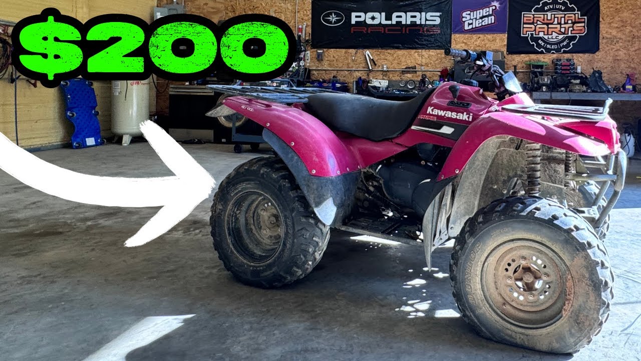 Was This CHEAP Fourwheeler Worth Fixing?