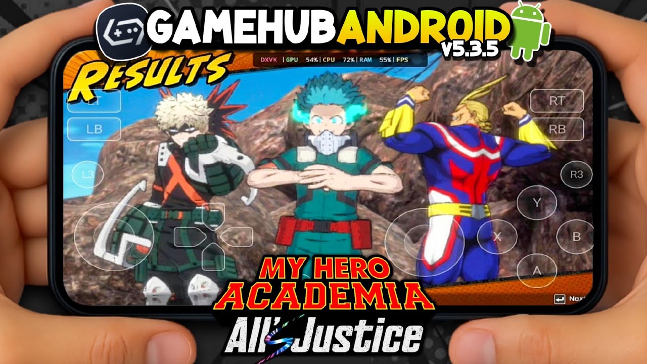 MY HERO ACADEMIA All&rsquo;s Justice on Android GameHub v5.3.5 Gameplay Test | Snapdragon 8s Gen 3 POCO F6