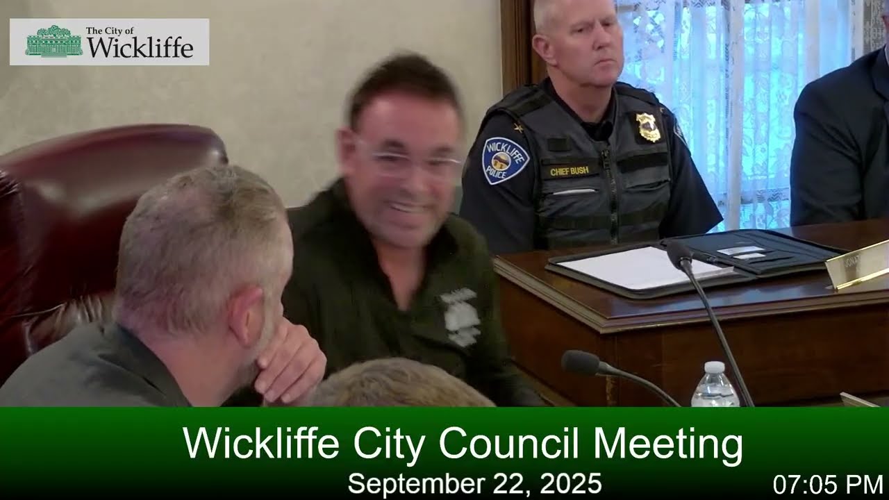City of Wickliffe Council Meeting September 22, 2025