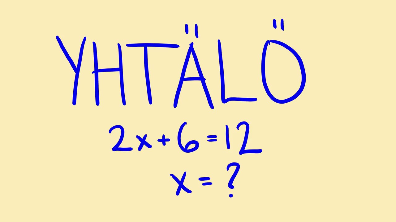 Yhtälö