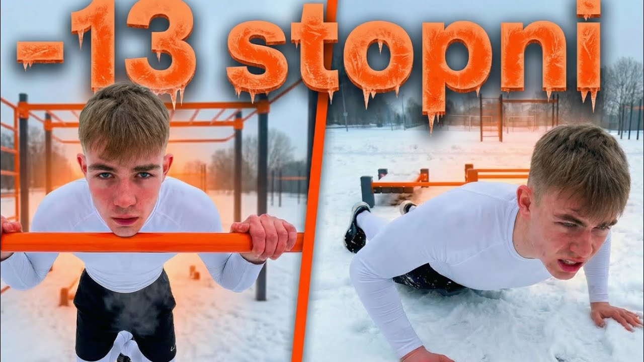 TRENING W -13 STOPNI! 🥶💪 /VLOG #343