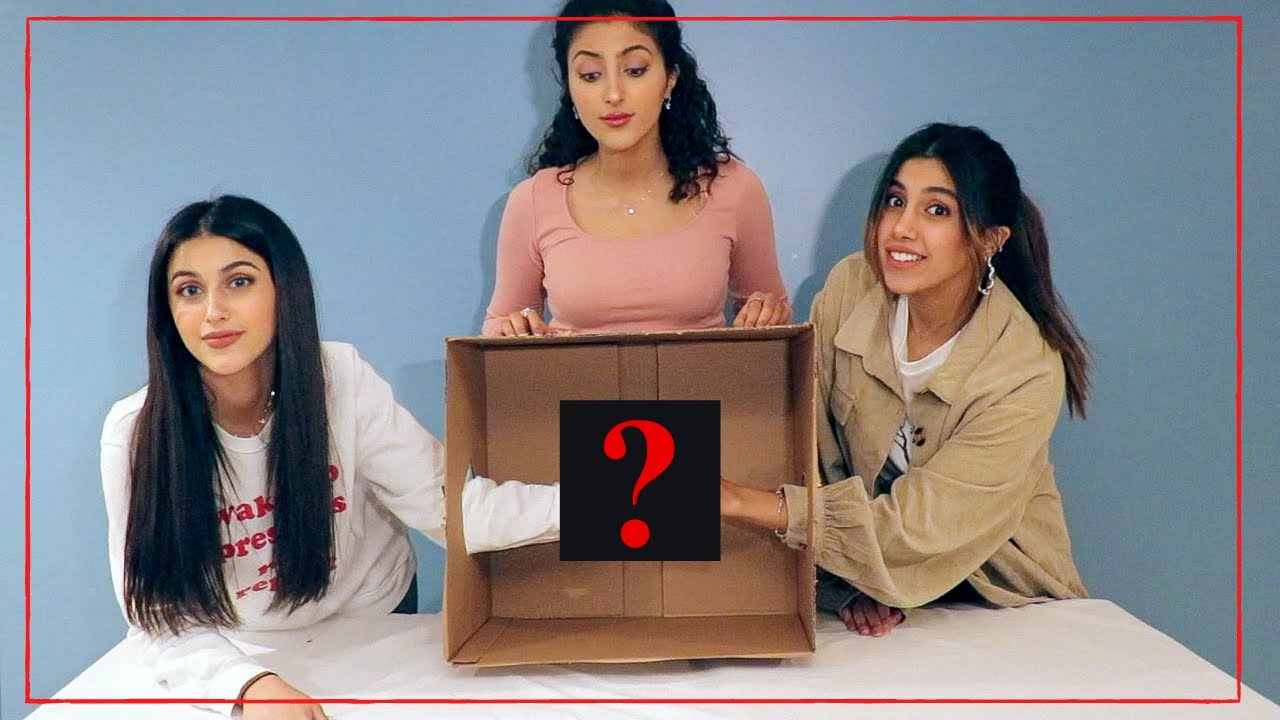 تحدي ايش في الصندوق الجزء ٢ |  دانيا وجدان ديما الصالح !! 😂😱