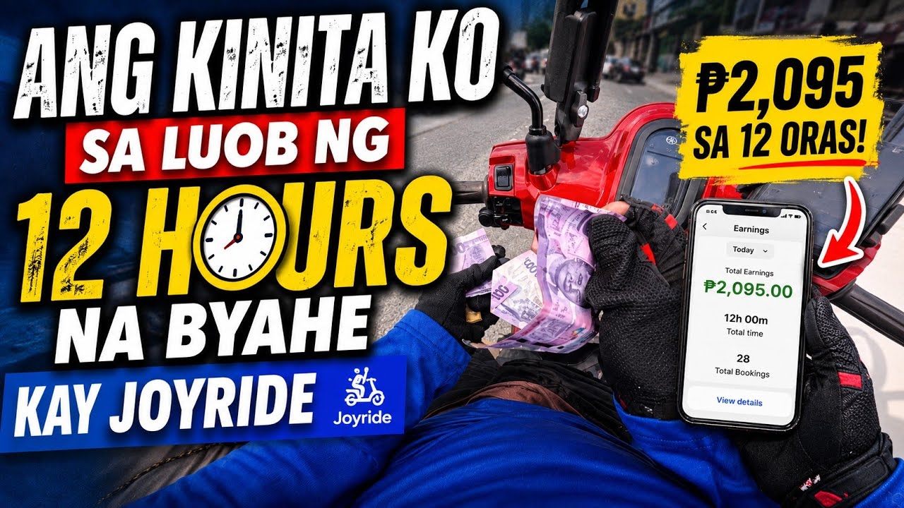 ANG KINITA KO SA 12 HOURS NA BYAHE KAY JOYRIDE MCTAXI