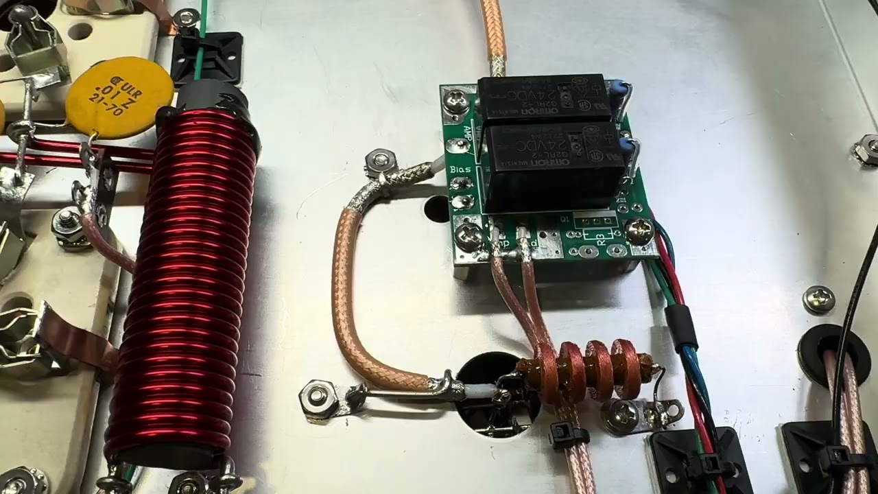 Heathkit SB-220, новая сборка в коробке, PT8, ВЧ-реле готово, первое высокое напряжение на NOS-ла...