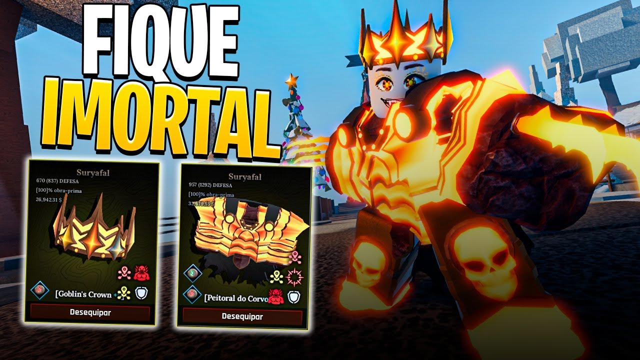 ESSA ARMADURA BUGOU O THE FORGE… AGORA EU SOU IMORTAL (ROBLOX)