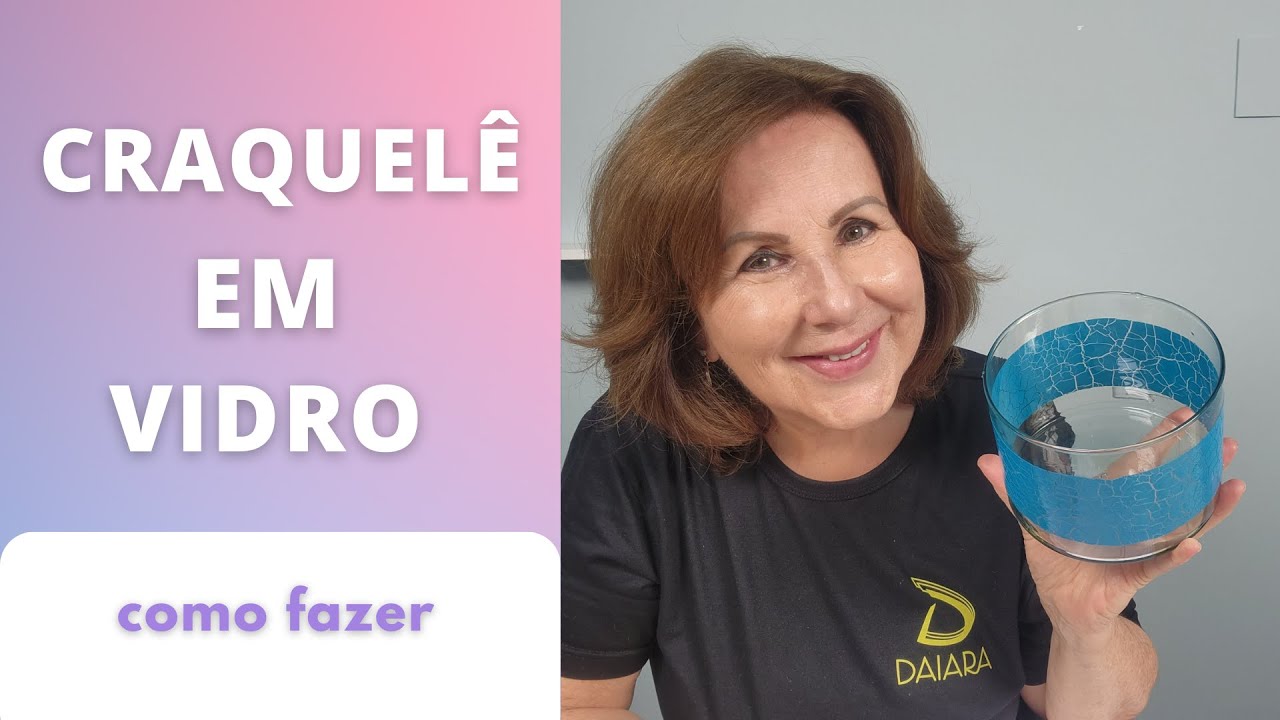 Craquelê em vidro