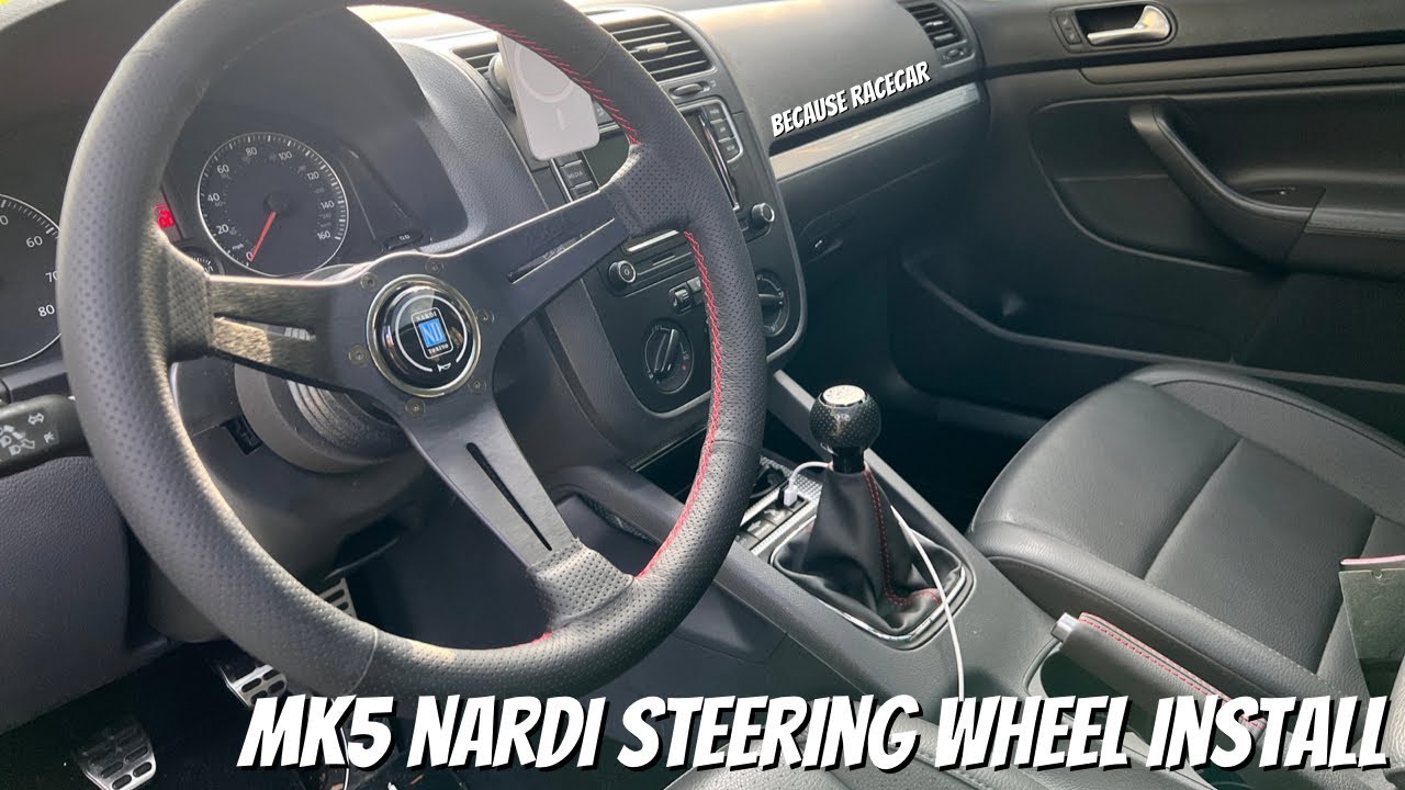 VW MK5 - Nardi Steering Wheel Install