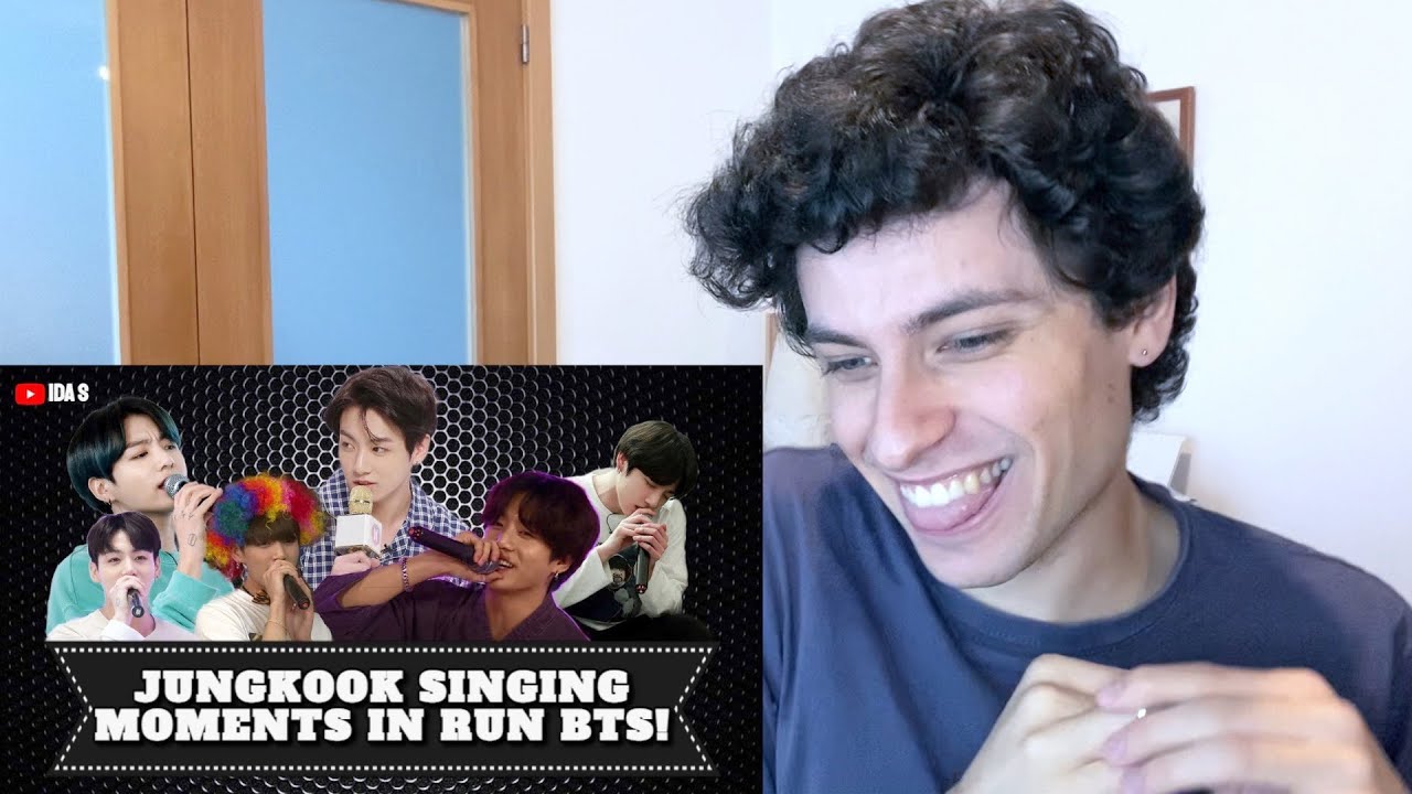 Singer Reacts to #Jungkook #singing moments in #Run #BTS (방탄소년단)