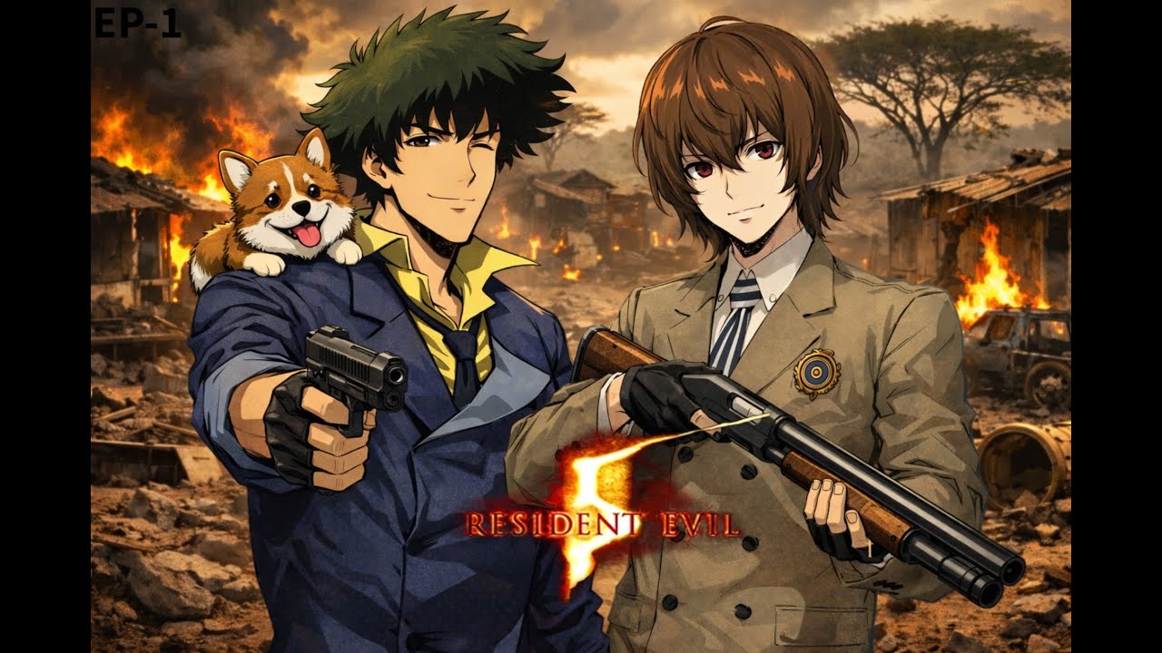 Resident Evil 5 COOP (Ep-1) @Kabobino