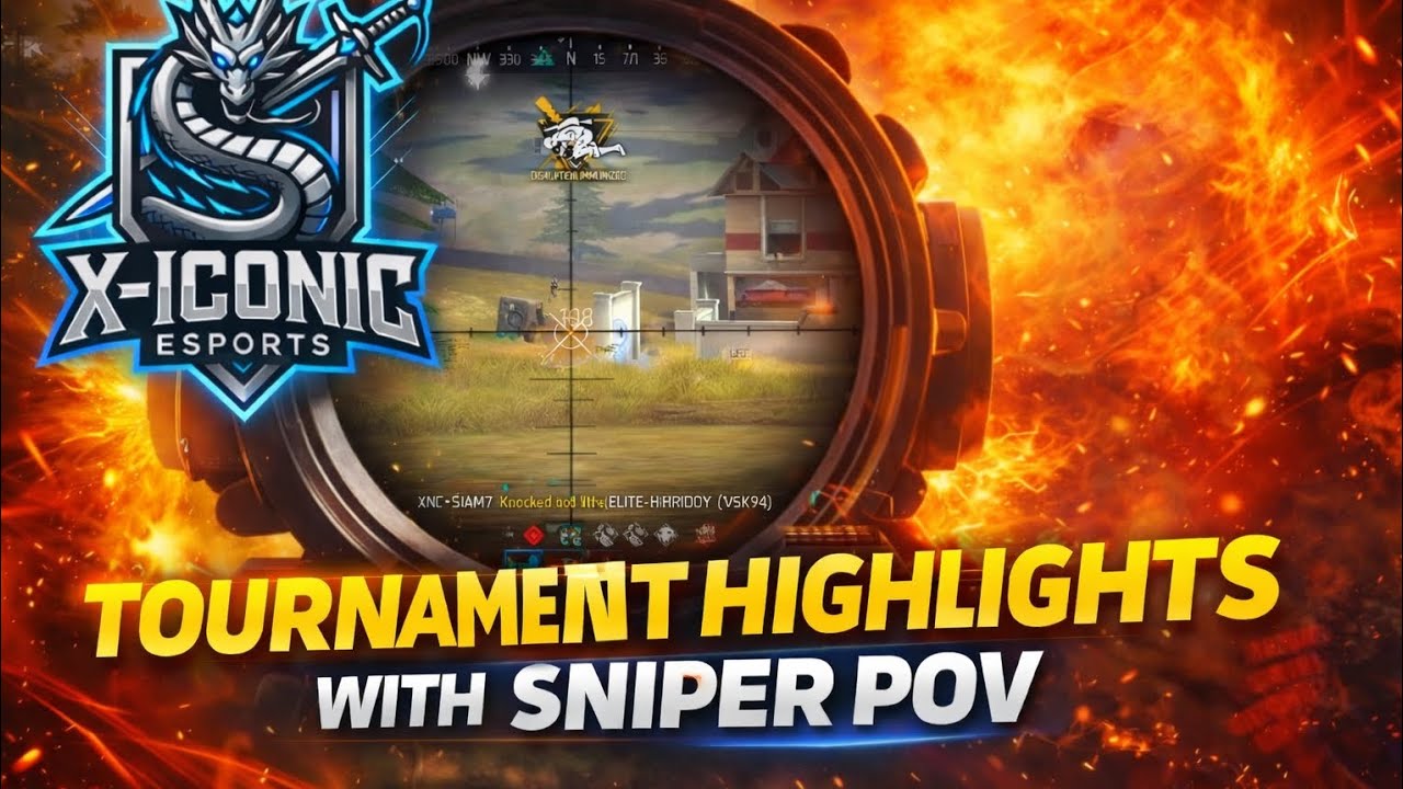 In-Game Sound + Teammate Sound in tournament .Sniper Gameplay.!! ❤️‍🩹 #feed #tournament #freefire 