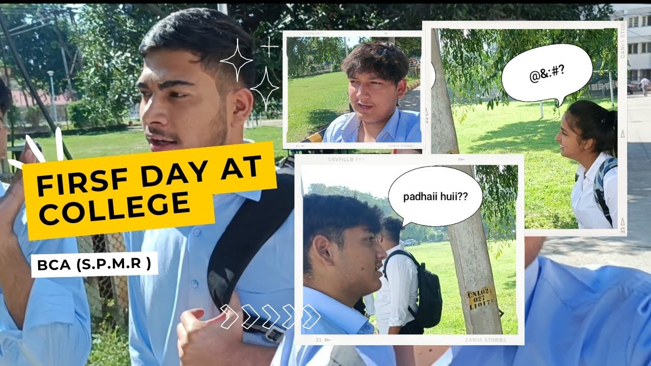 First day at college | SPMR | jammu | #jammuvlog #collagevlogs #spmrcollege #collagelife #bcastudent