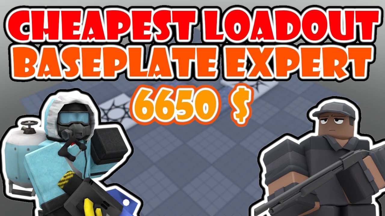 [NO REWINDS] THE CHEAPEST SOLO EXPERT LOADOUT FOR BASEPLATE / Tower Defense X