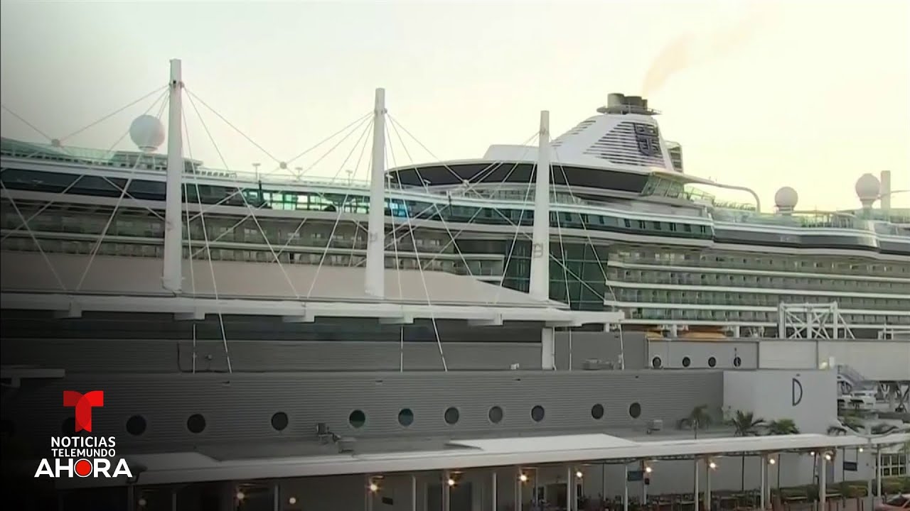 Atraca crucero de Royal Caribbean con casi cien personas enfermas por norovirus | Noticias Telemundo