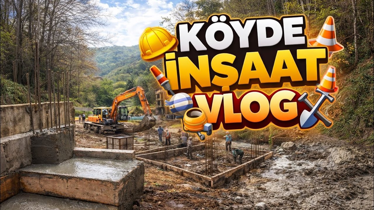 KÖYDE İNŞAAT VLOG 😍🤗🥰🤍#kesfet #keşfetbeniöneçıkar #video #köy #inşaat #youtuber 