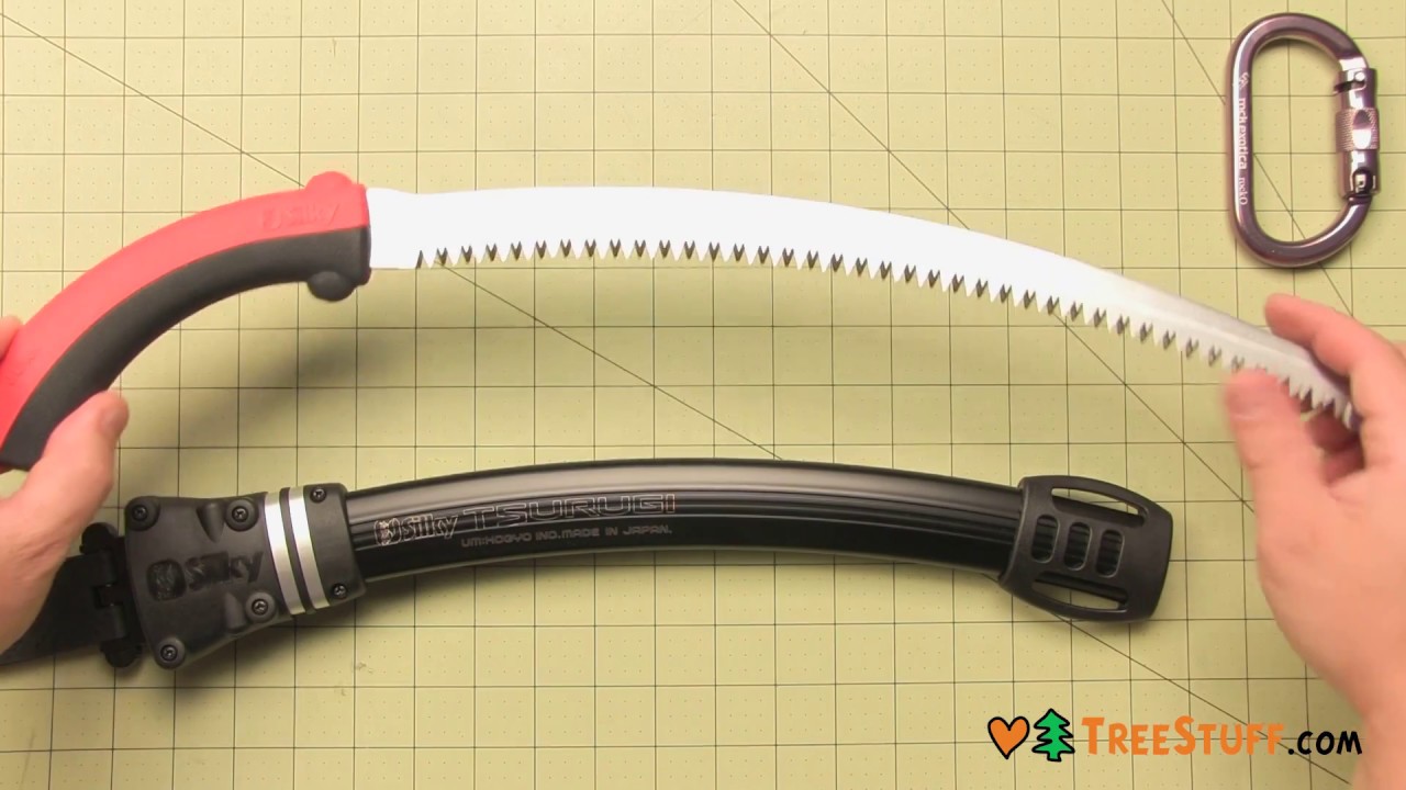 Silky Tsurugi 375 Curved Hand Saw - Large Teeth - TreeStuff.com 360 View