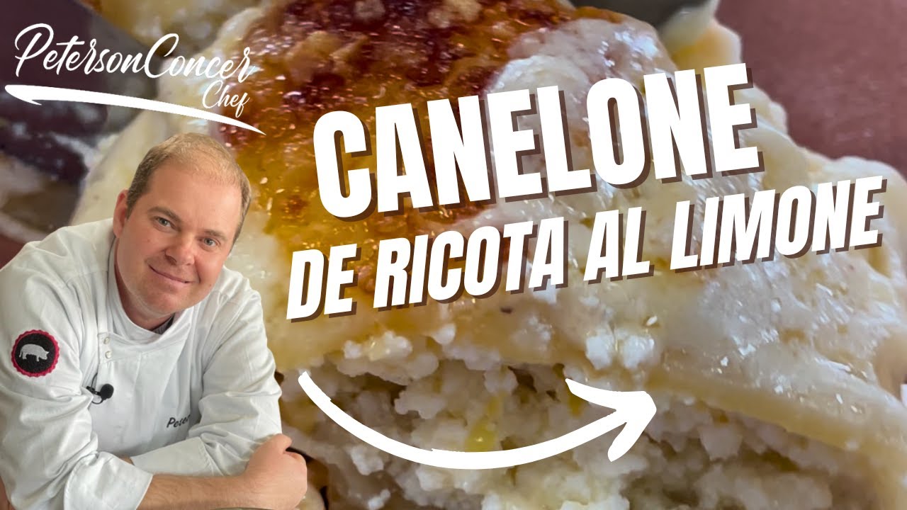 Segredo do chef: aprenda a fazer um canelone de ricota ao limone irresistível!@ChefPetersonConcer